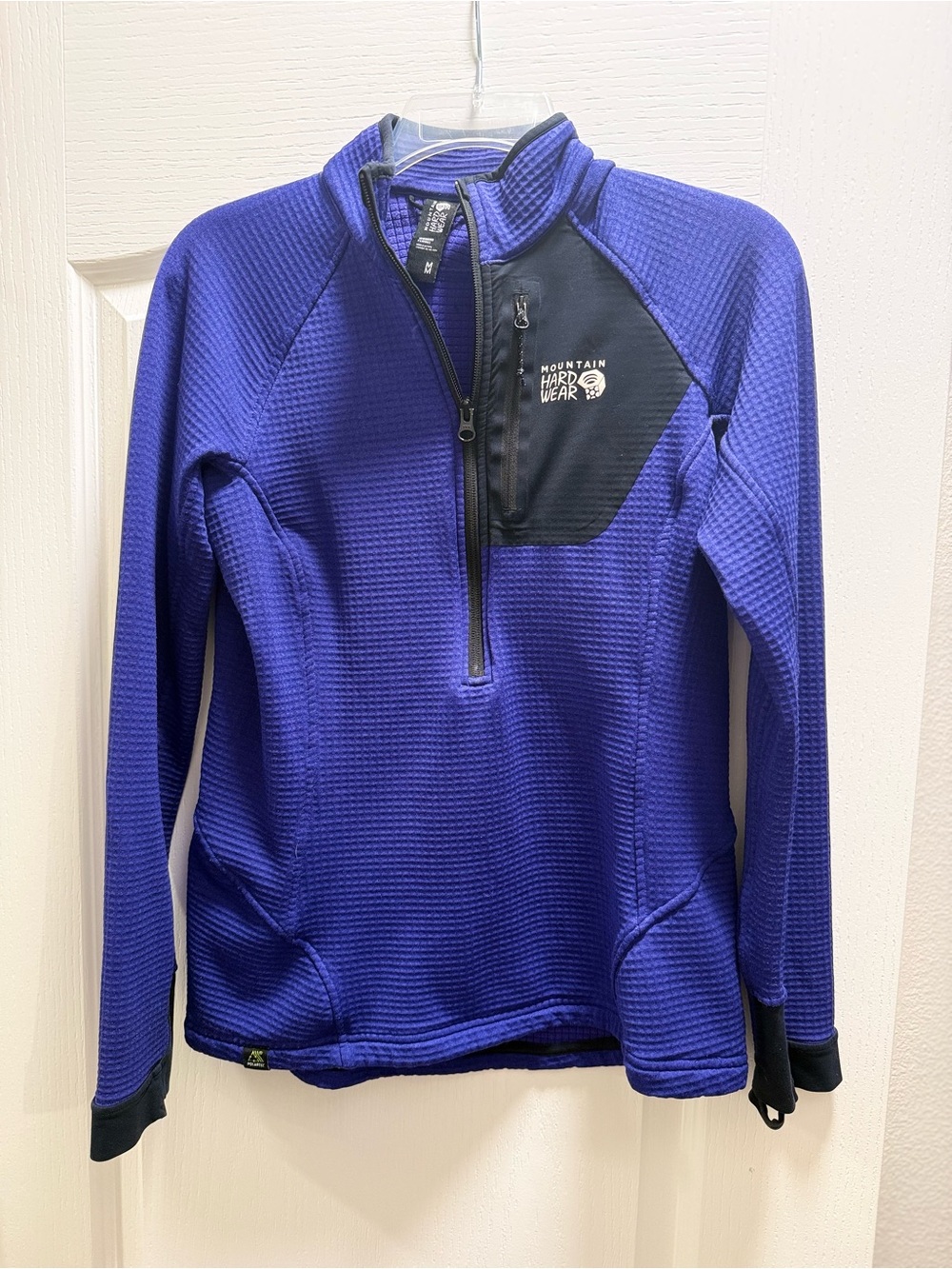 Mountain Hardwear Purple Half-Zip Waffle Pullover